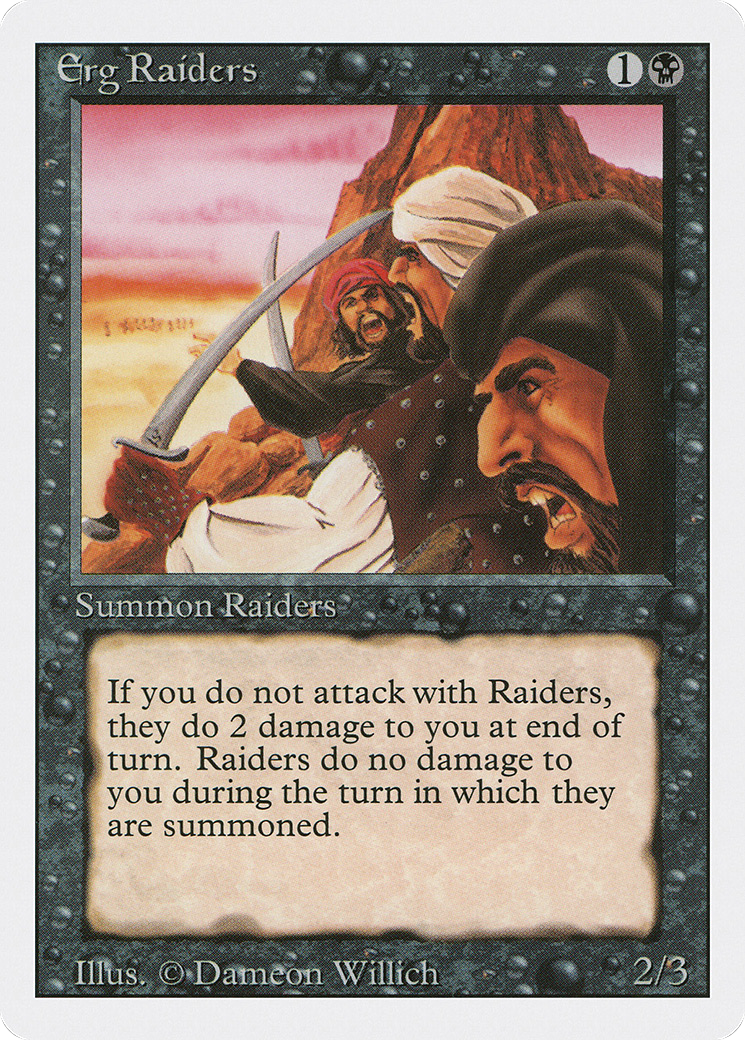 MAGIC: THE GATHERING - Erg Raiders (3ED-109) - Revised Edition