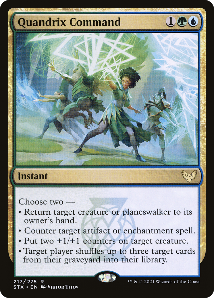 MAGIC: THE GATHERING - Quandrix Command (STX-217) - Strixhaven: School of Mages Foil
