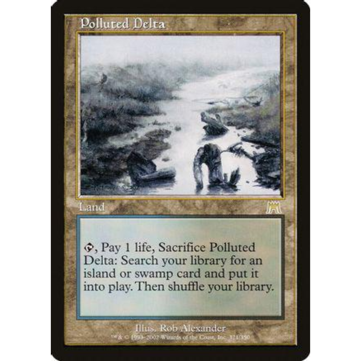 MAGIC THE GATHERING - POLLUTED DELTA - ONSLAUGHT