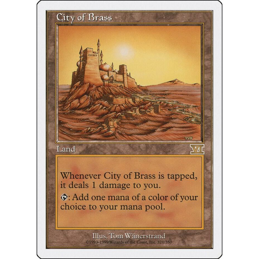 MAGIC THE GATHERING - CITY OF BRASS - CLASSIC SIXTH EDITION