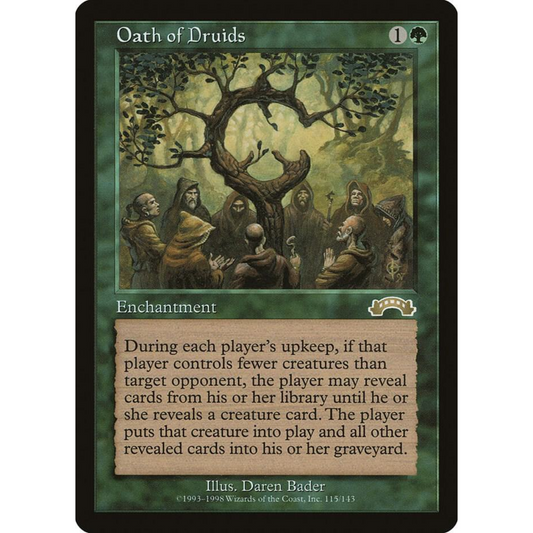 MAGIC THE GATHERING - OATH OF DRUIDS - EXODUS