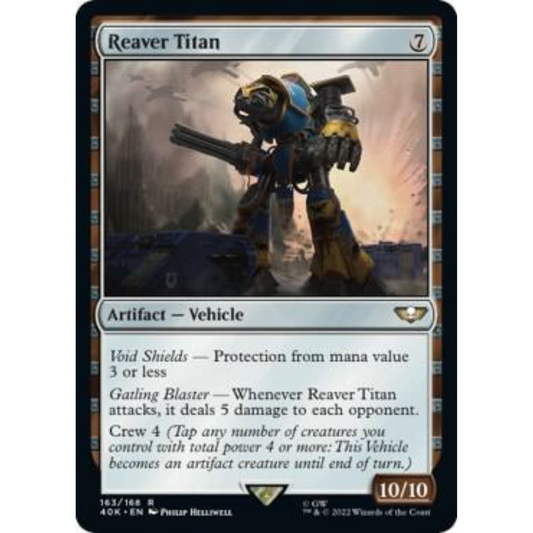 MAGIC THE GATHERING - REAVER TITAN - WARHAMMER 40,000 COMMANDER