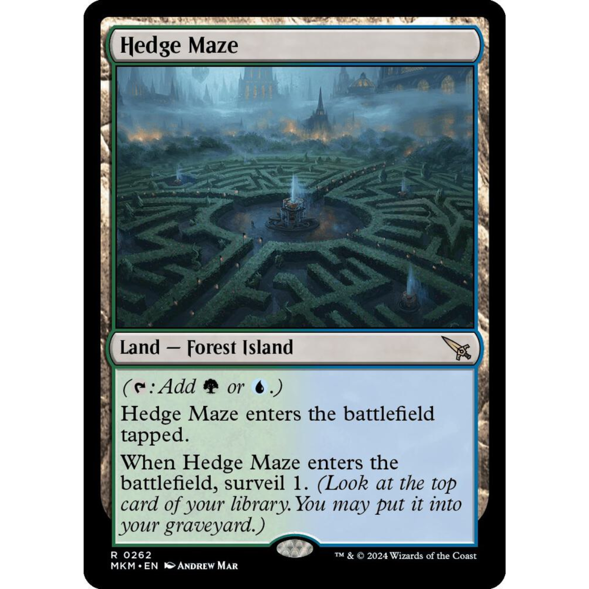 MAGIC THE GATHERING - HEDGE MAZE - MURDERS AT KARLOV MANNER