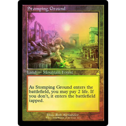 MAGIC THE GATHERING - STOMPING GROUND - RAVNICCA REMASTERED - RETRO FRAME FOIL