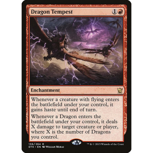 MAGIC THE GATHERING - DRAGON TEMPEST - DRAGONS OF TARKIR - FOIL