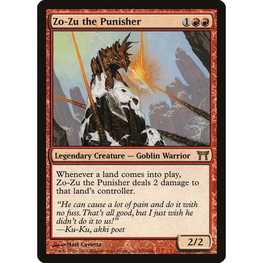 MAGIC THE GATHERING - ZO-ZU THE PUNISHER - CHAMPIONS OF KAMIGAWA