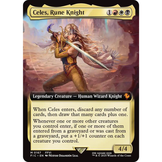 MAGIC THE GATHERING - CELES, RUNE KNIGHT - FINAL FANTASY COMMANDERS - FOIL