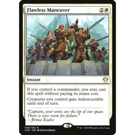 MAGIC THE GATHERING - FLAWLESS MANEUVER - COMMANDER 2020