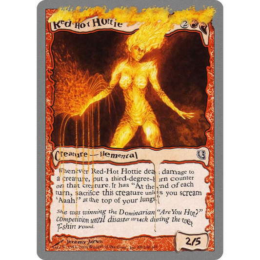 MAGIC THE GATHERING - RED-HOT HOTTIE - UNHINGED - FOIL