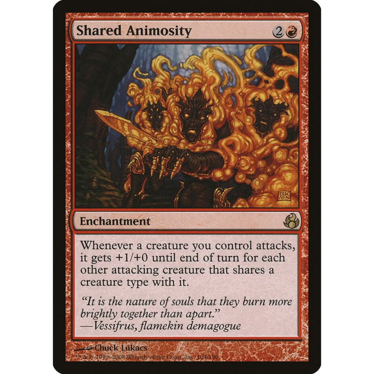 MAGIC THE GATHERING - SHARED ANIMOSITY - MORNINGTIDE - FOIL