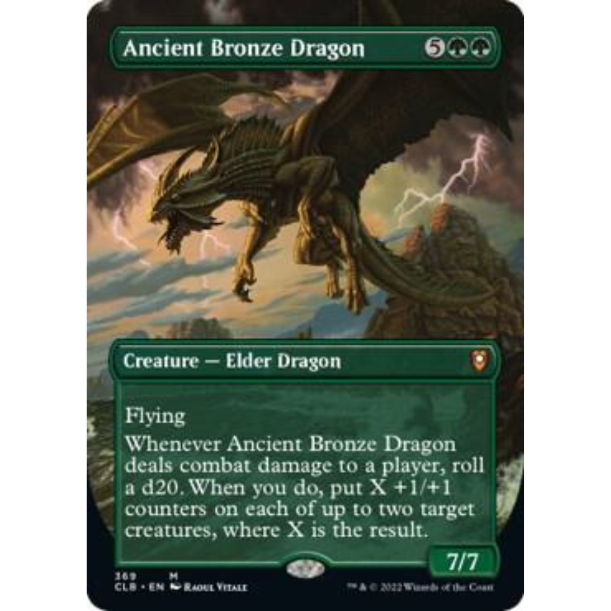 MAGIC THE GATHERING - ANCIENT BRONZE DRAGON - COMMANDER LEGENDS: BATTLE FOR BALDUR'S GATE