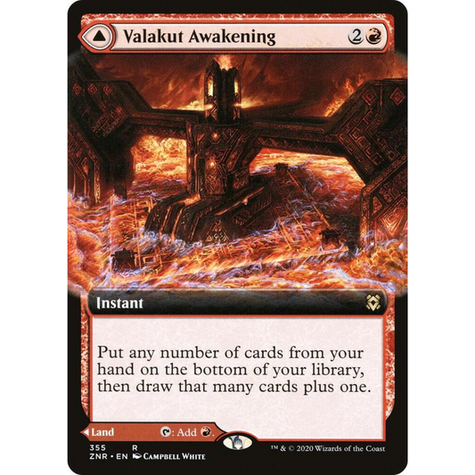 MAGIC THE GATHERING - VALAKUT AWAKENING - ZENDIKAR RISING - EXTENDED ART