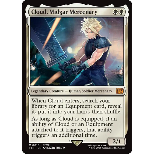 MAGIC THE GATHERING - CLOUD, MIDGAR MERCENARY - FINAL FANTASY