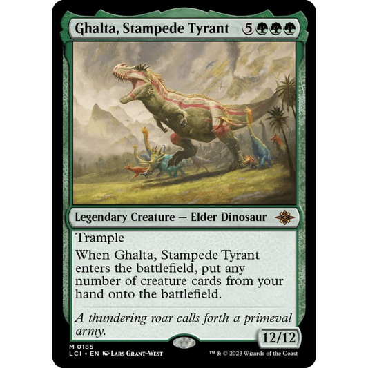 MAGIC THE GATHERING - GHALTA, STAMPEDE TYRANT - THE LOST CAVERNS OF IXALAN