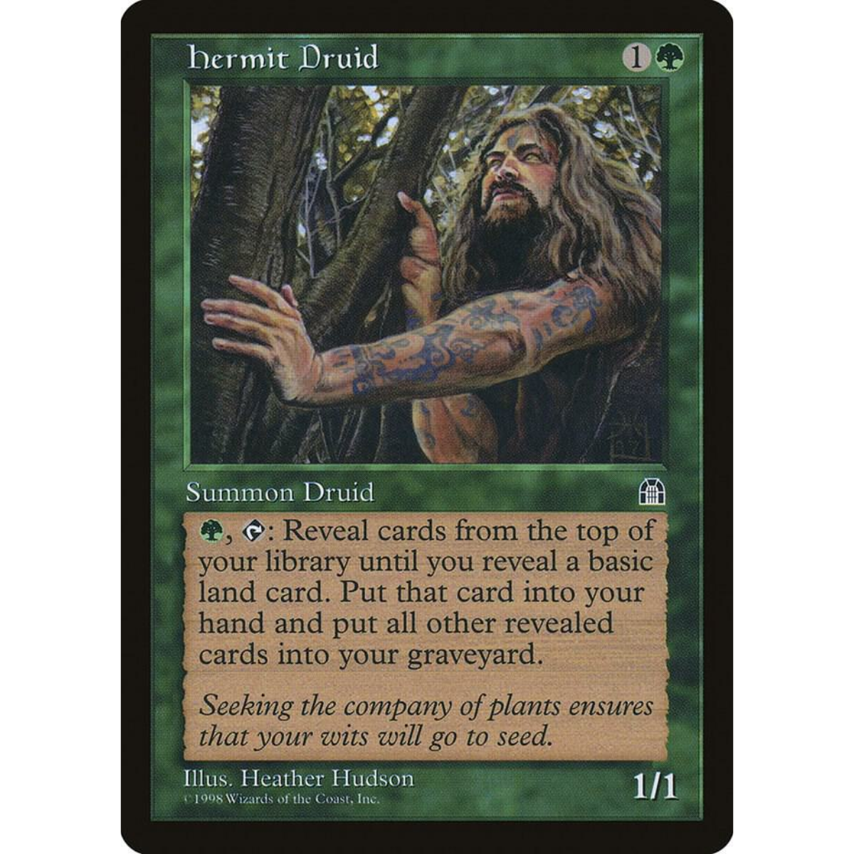MAGIC THE GATHERING - HERMIT DRUID - STRONGHOLD