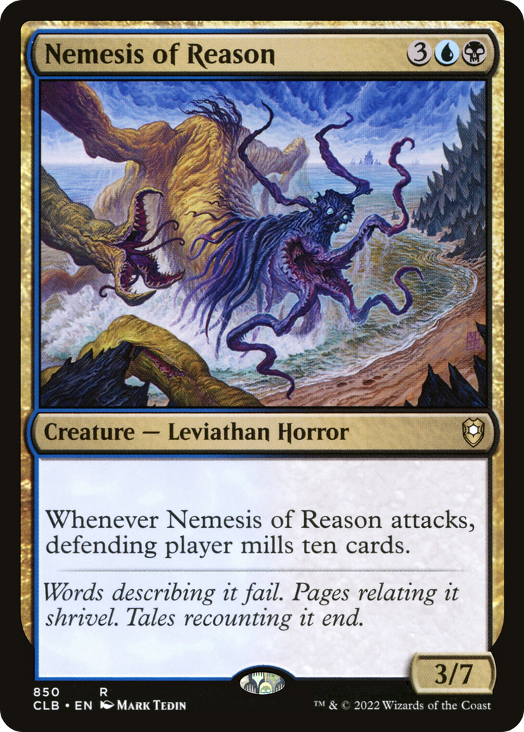 MAGIC: THE GATHERING - Nemesis of Reason (CLB-850) - Commander Legends: Battle for Baldur's Gate