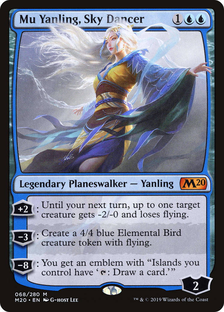 MAGIC: THE GATHERING - Mu Yanling, Sky Dancer (M20-068) - Core Set 2020