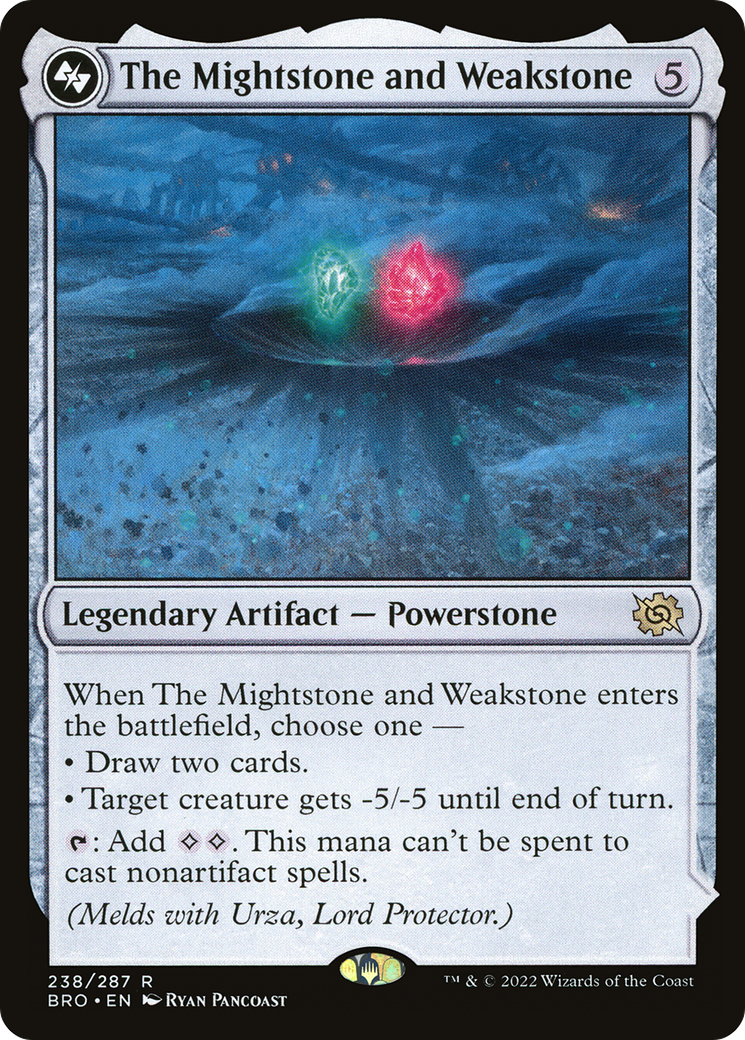 MAGIC: THE GATHERING - The Mightstone and Weakstone (BRO-238) - The Brothers' War