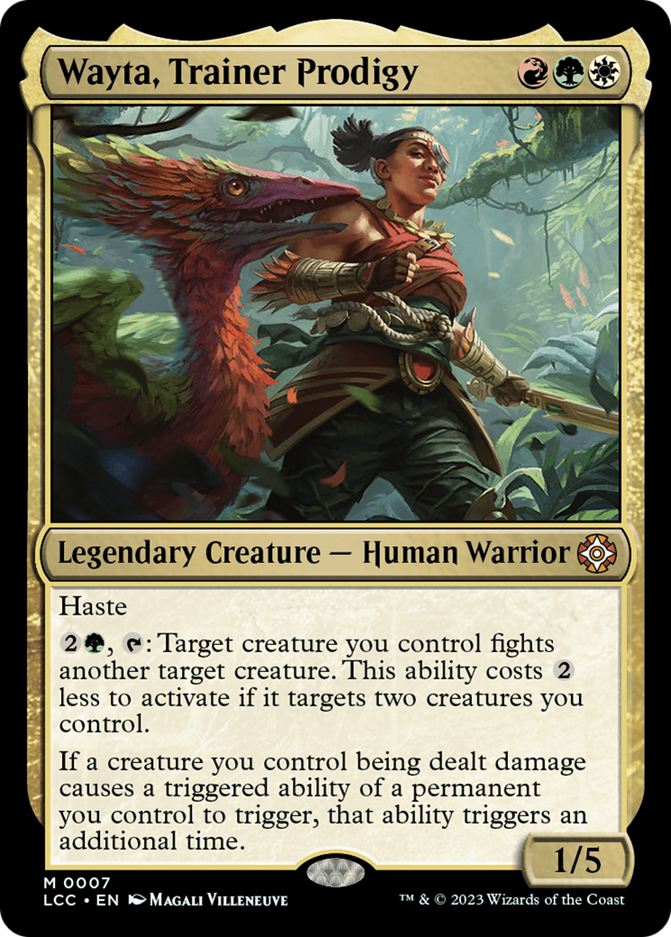 MAGIC: THE GATHERING - Wayta, Trainer Prodigy (LCC-007) - The Lost Caverns of Ixalan Commander Foil
