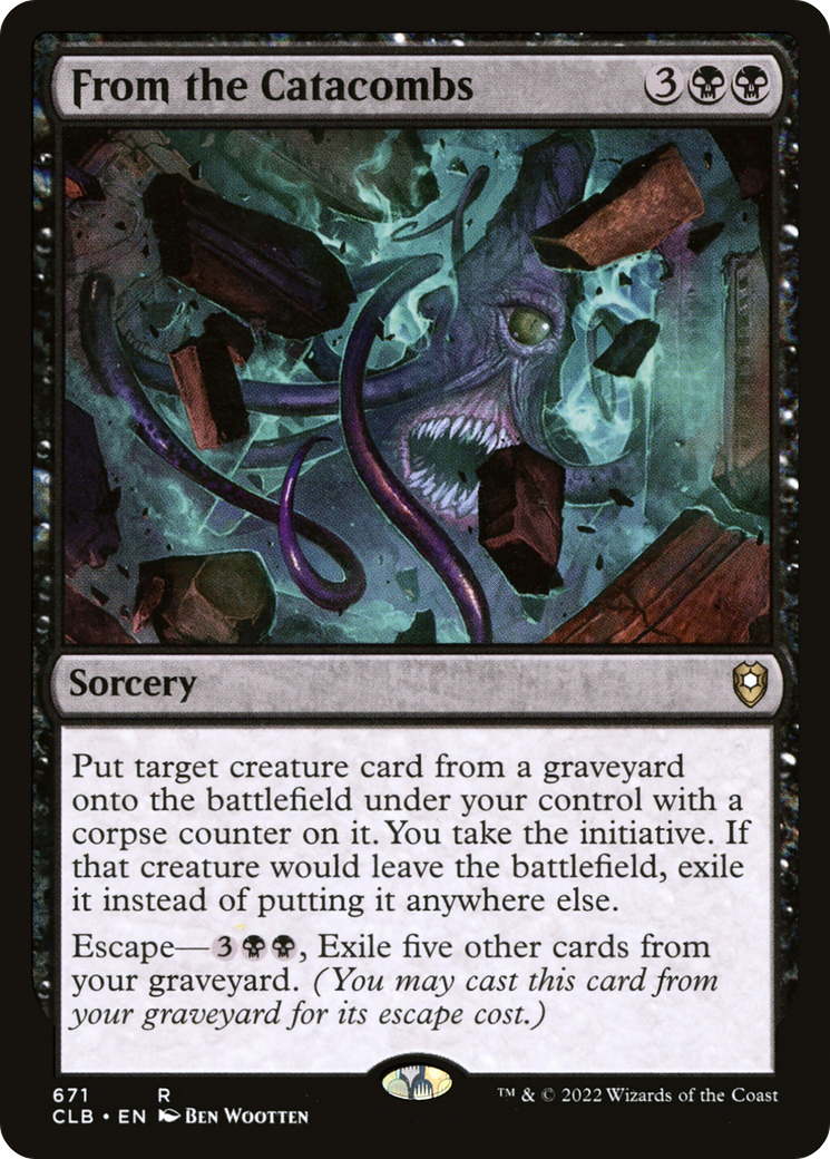 MAGIC: THE GATHERING - From the Catacombs (CLB-671) - Commander Legends: Battle for Baldur's Gate