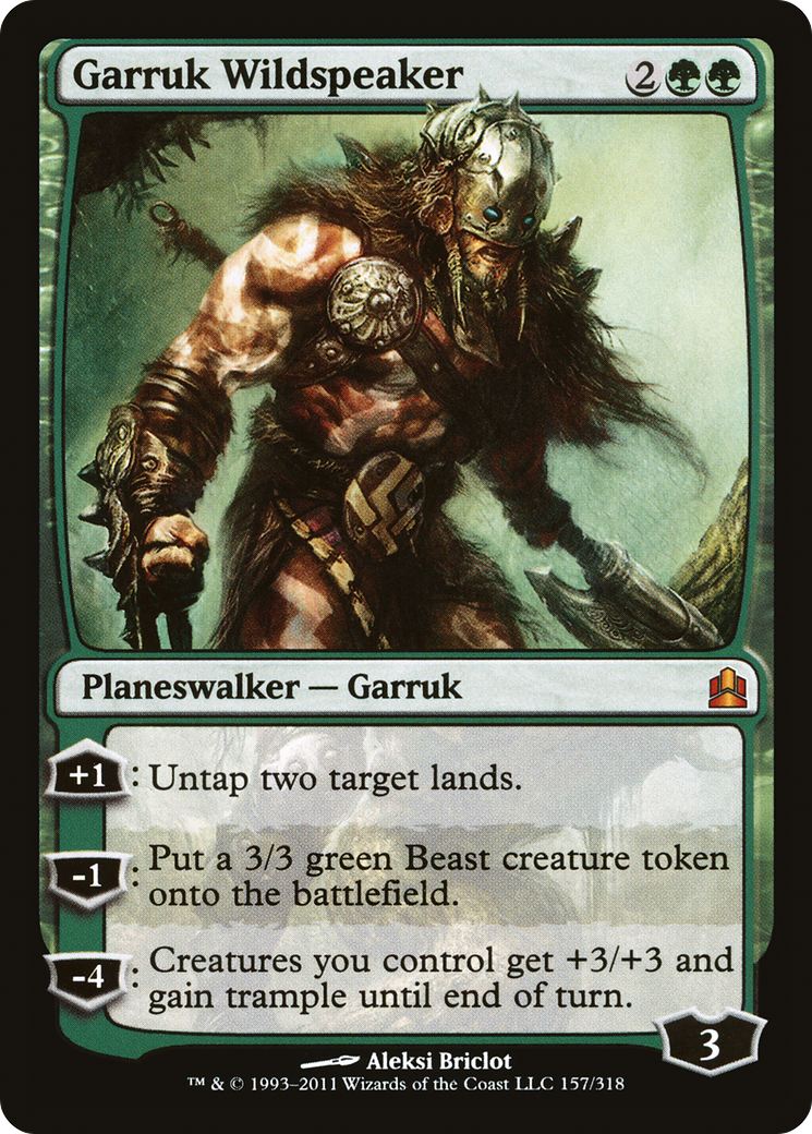 MAGIC: THE GATHERING - Garruk Wildspeaker (CMD-157) - Commander 2011