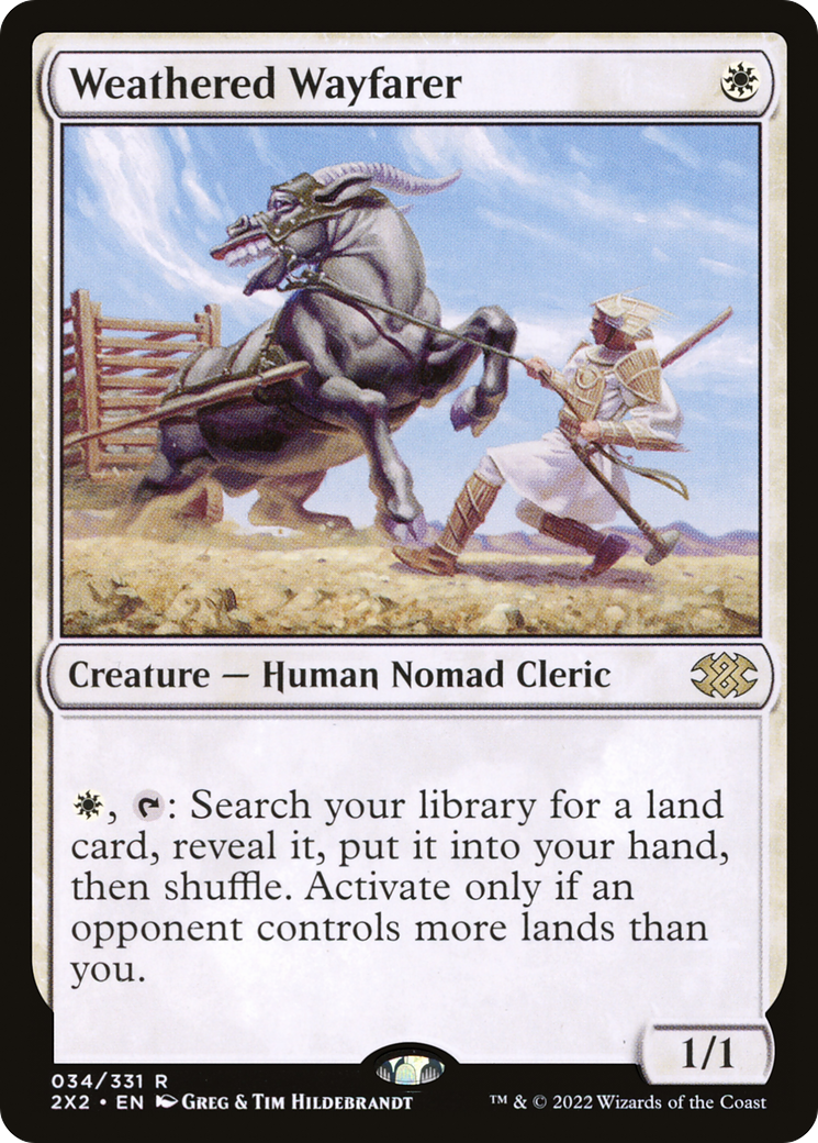 MAGIC: THE GATHERING - Weathered Wayfarer (2X2-034) - Double Masters 2022