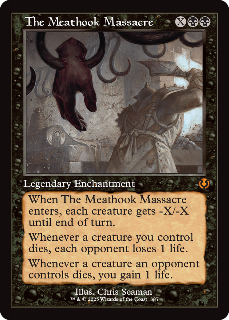 MAGIC: THE GATHERING - The Meathook Massacre (Retro Frame) (INR-387) - Innistrad Remastered Foil