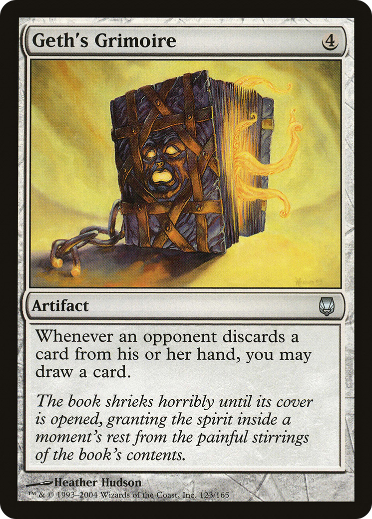 MAGIC: THE GATHERING - Geth's Grimoire (DST-123) - Darksteel