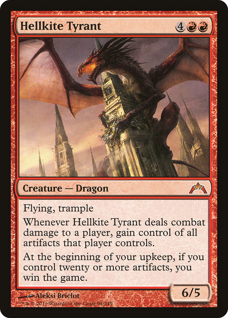 MAGIC: THE GATHERING - Hellkite Tyrant (GTC-094) - Gatecrash Foil