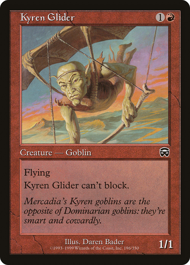 MAGIC: THE GATHERING - Kyren Glider (MMQ-196) - Mercadian Masques