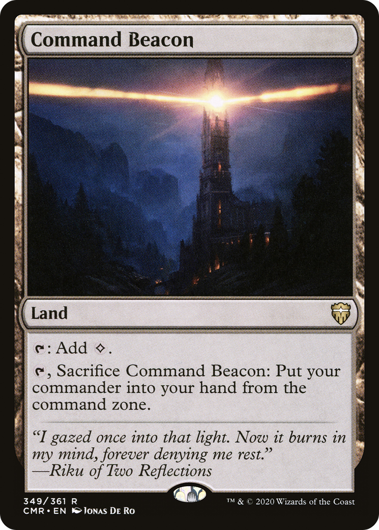 MAGIC: THE GATHERING - Command Beacon (CMR-349) - Commander Legends Foil