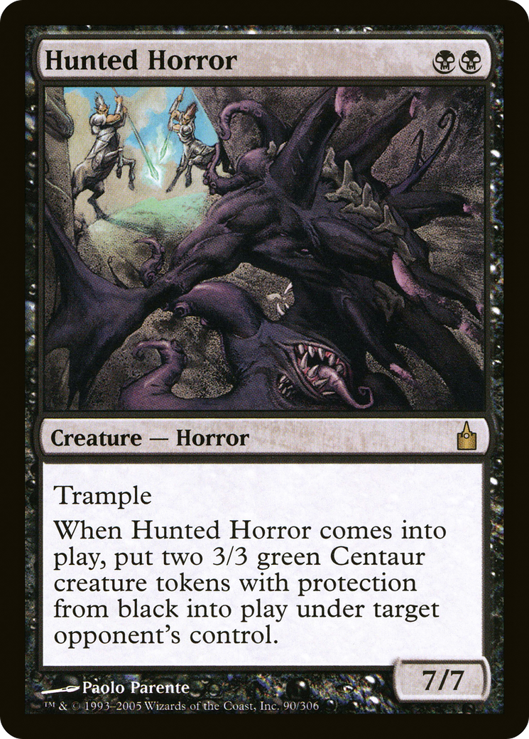 MAGIC: THE GATHERING - Hunted Horror (RAV-090) - Ravnica: City of Guilds