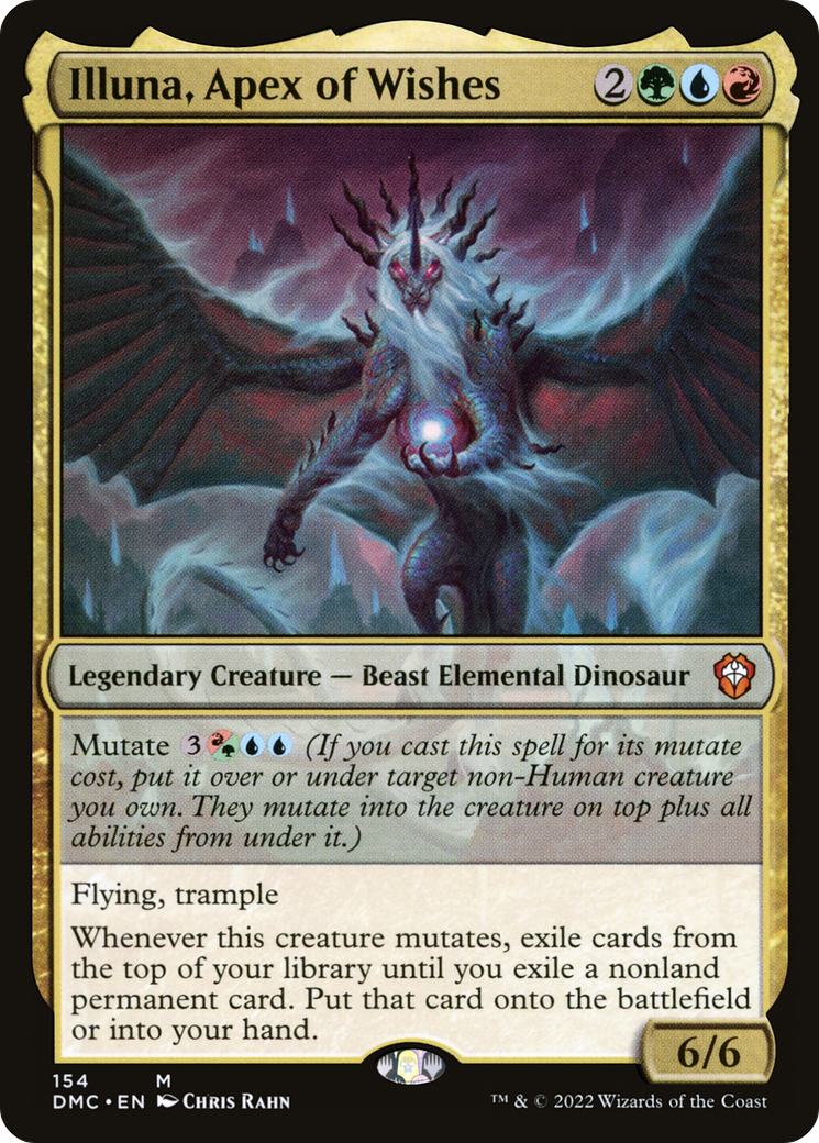 MAGIC: THE GATHERING - Illuna, Apex of Wishes (DMC-154) - Dominaria United Commander