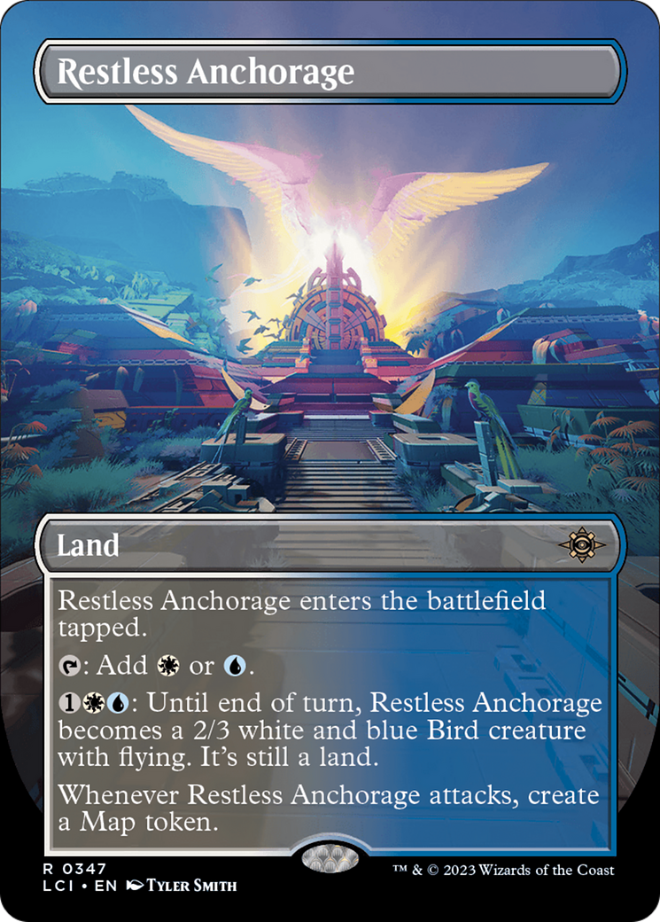 MAGIC: THE GATHERING - Restless Anchorage (Borderless) (LCI-347) - The Lost Caverns of Ixalan Foil