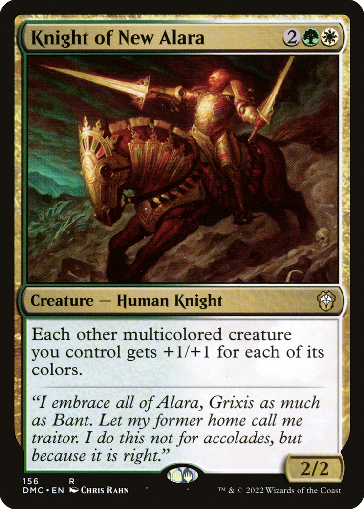 MAGIC: THE GATHERING - Knight of New Alara (DMC-156) - Dominaria United Commander