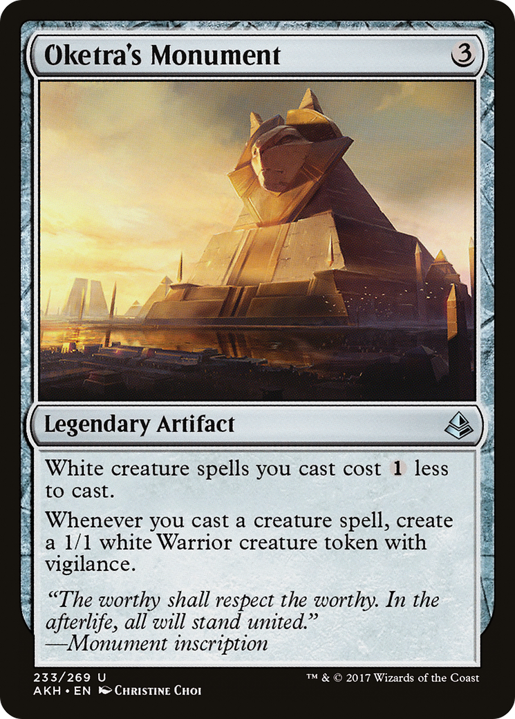 MAGIC: THE GATHERING - Oketra's Monument (AKH-233) - Amonkhet Foil