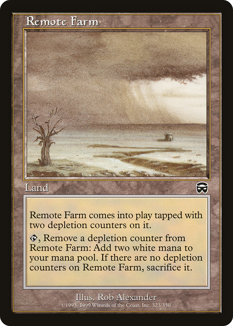 MAGIC: THE GATHERING - Remote Farm (MMQ-323) - Mercadian Masques Foil