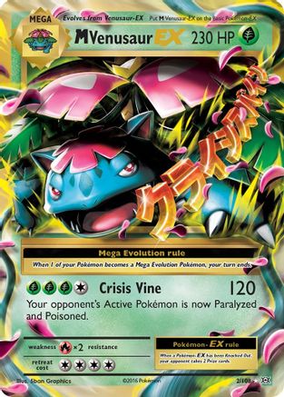 POKEMON TCG - M Venusaur EX 002 XY Evolutions - Ultra Rare