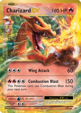 POKEMON TCG - Charizard EX 012 XY Evolutions - Ultra Rare