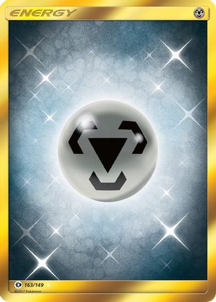 POKEMON TCG - Metal Energy (Secret) 163/149 SM Base Set - Secret Rare