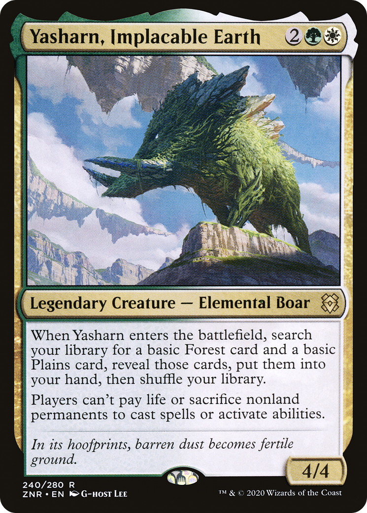 MAGIC: THE GATHERING - Yasharn, Implacable Earth (ZNR-240) - Zendikar Rising Foil