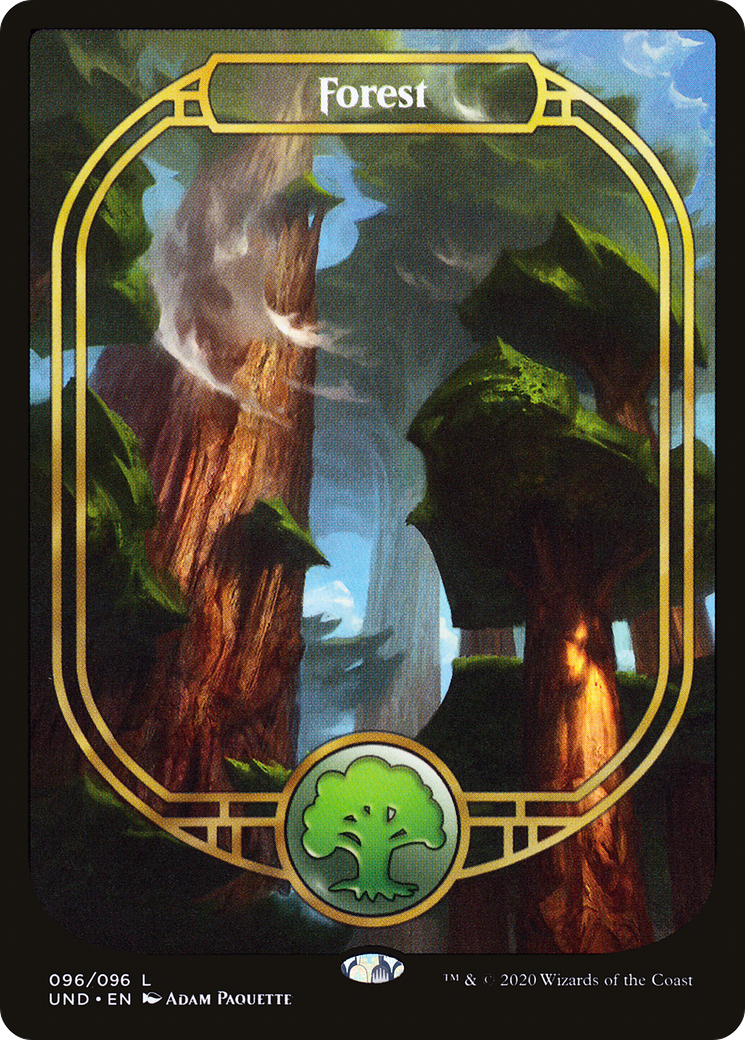 MAGIC: THE GATHERING - Forest (Full Art) (UND-096) - Unsanctioned Foil