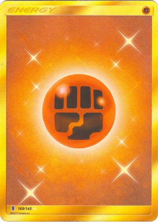 POKEMON TCG - Fighting Energy (Secret) 169/145 SM Guardians Rising - Secret Rare