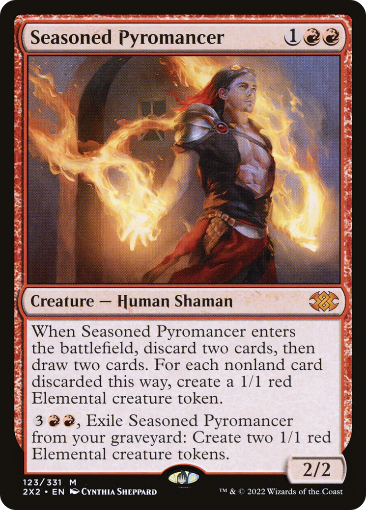 MAGIC: THE GATHERING - Seasoned Pyromancer (2X2-123) - Double Masters 2022 Foil