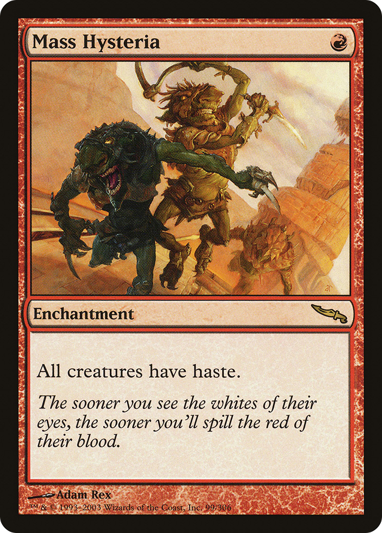 MAGIC: THE GATHERING - Mass Hysteria (MRD-099) - Mirrodin Foil
