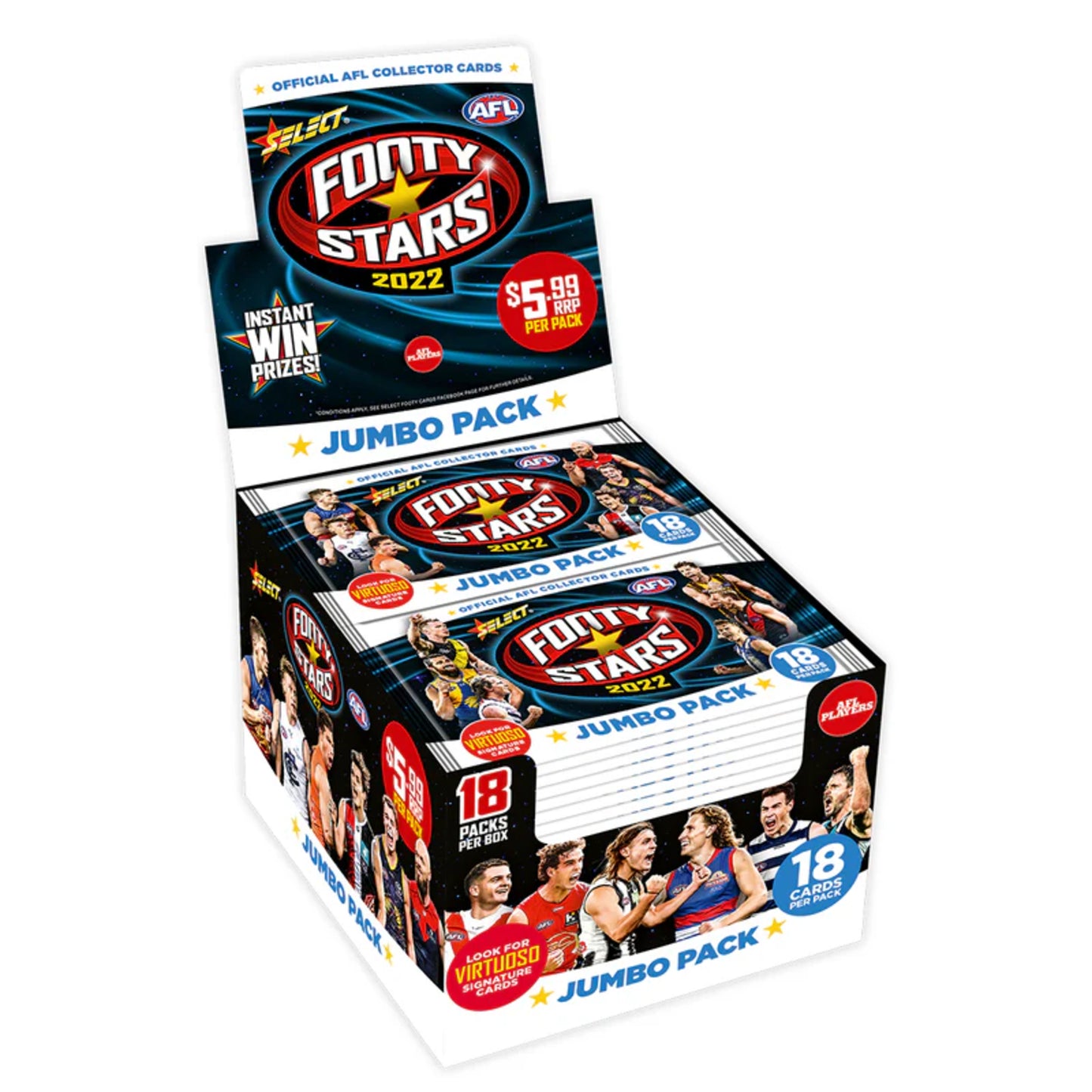 AFL - Select Footy Stars 2022 Display Box