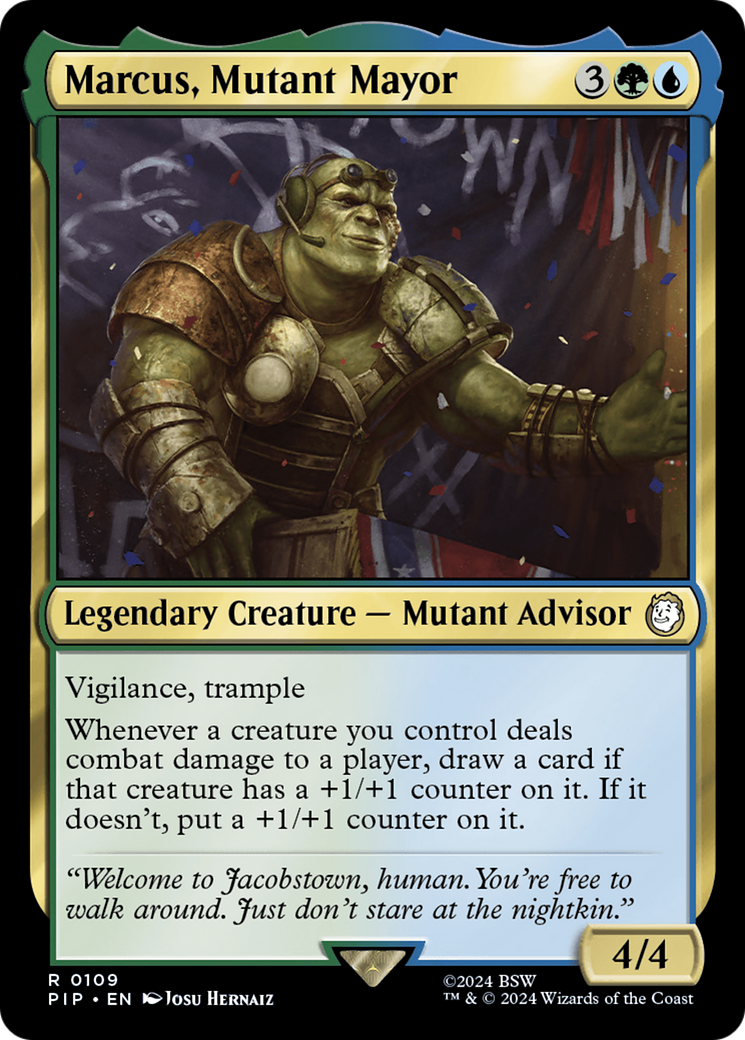 MAGIC: THE GATHERING - Marcus, Mutant Mayor (PIP-109) - Fallout