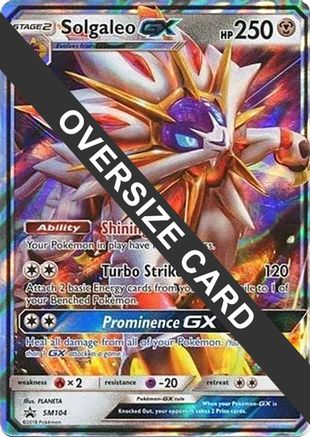 POKEMON TCG - Solgaleo GX - SM104 Jumbo Cards - Promo