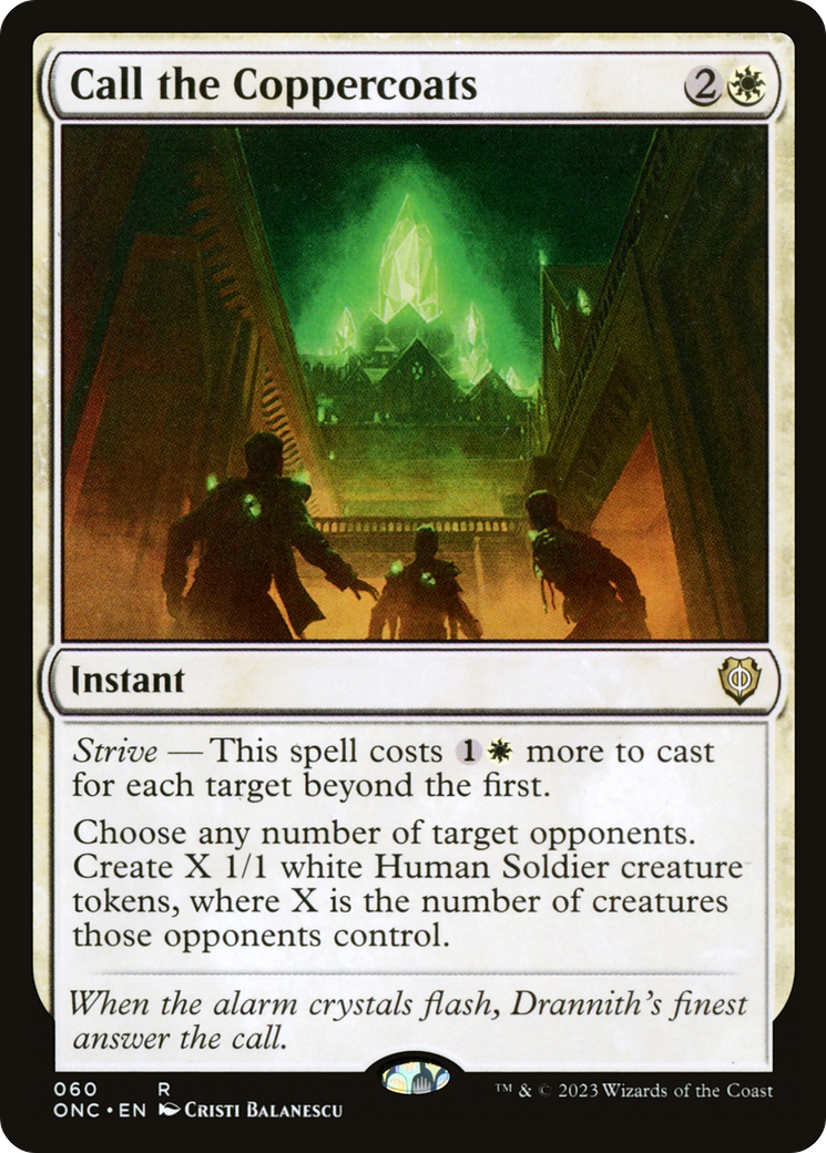 MAGIC: THE GATHERING - Call the Coppercoats (ONC-060) - Phyrexia: All Will Be One Commander