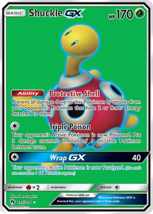 POKEMON TCG - Shuckle GX (Full Art) SM Lost Thunder - Ultra Rare